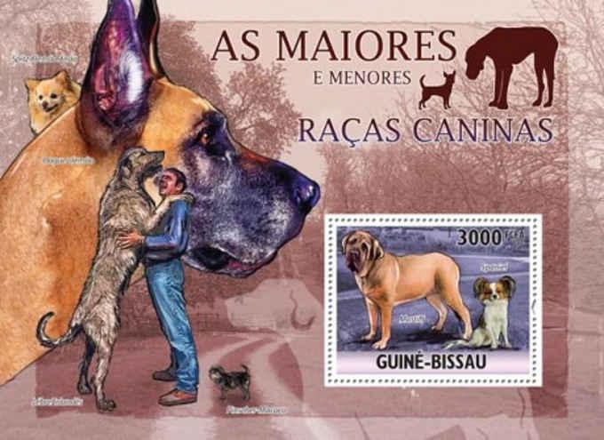Guinea-Bissau - Dogs -  Stamp S/S  - GB10501b
