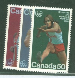 Canada #664-666 Mint (NH) Single (Complete Set)