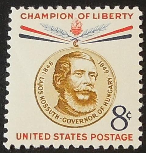 1958 8c Lajos Kossuth Scott 1118 Mint NH