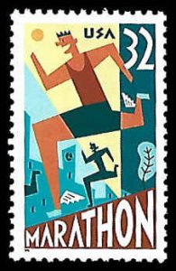 PCBstamps   US #3067 32c Marathon, MNH, (18)