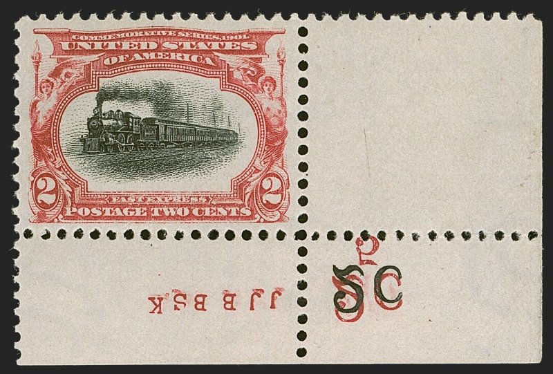 MOMEN: US #295 MINT OG NH PSE GRADED CERT SUP-98 LOT #88000-7