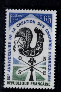 France Scott 1387 MNH** Fancy weather vain stamp
