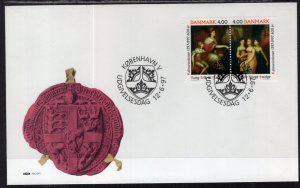Denmark 1074a U/A FDC