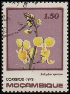 Mozambique 594 - Cto - 1.50e Orchid (1978)