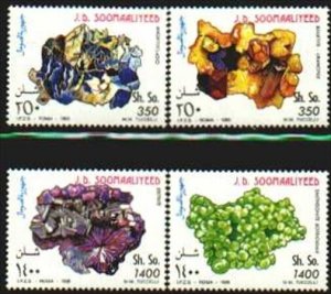 Somalia MNH Michel 555-58 Minerals Value 9 Euro