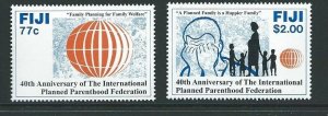 FIJI SG860/1 1992 40TH ANNIV OF INTERNATIONAL PLANNED PARENTHOOD FEDERATION MNH