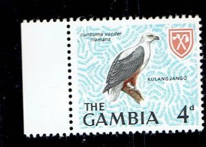 GAMBIA SCOTT#220 1966 4d AFRICAN FISH-EAGLE - MNH