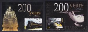 US 785-86 Trust Territories Palau NH VF Train Bicentennial S/S