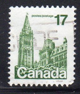 Canada 790 - Used - 17c Parliament (Ottawa) (1979) (1)