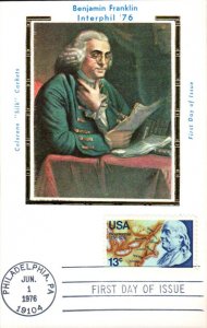 #1690 Benjamin Franklin Colorano Maxi FDC