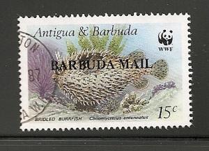 Barbuda  1987  overprint stamp used scott # 857