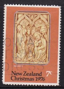 New Zealand 1976 Christmas Nativity 7c used