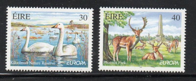 Ireland Sc 1174-75 1999 Europa, Parks,  stamp set mint NH