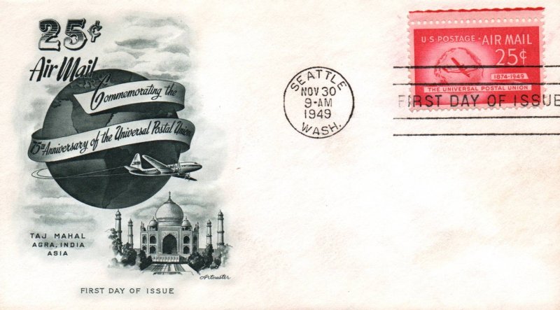 US C44 UPU Artmaster U/A FDC