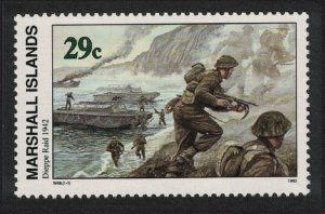 Marshall Is. Dieppe Raid 1942 WWII 1992 MNH SG#434