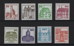 Germany  Berlin #9N438-9N445 MNH 1979 - 82  castles