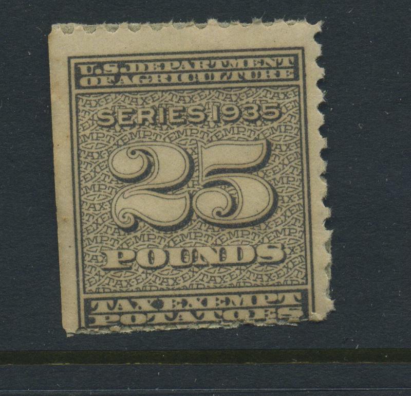 Scott #RI17 Potato Tax Mint Revenue Stamp (Stock #RI17-B8)