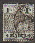 Malta SG 81b - George V  Good Used - (olive back)