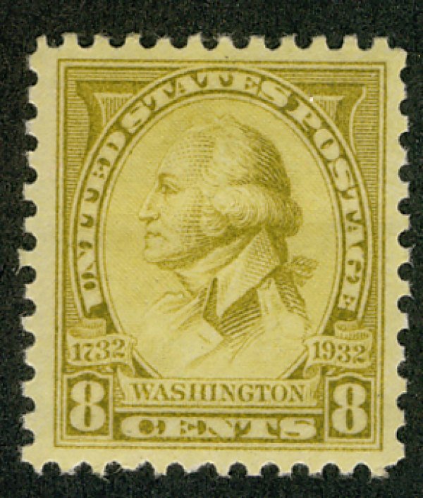 US #713 SUPERB mint never hinged, a perfect stamp,  seldom seen so well cente...