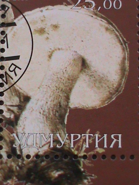 ​RUSSIA-YUMYPTNR 2001-COLORFUL LOVELY MUSHROOMS- CTO S/S  WE SHIP TO WORLDWIDE