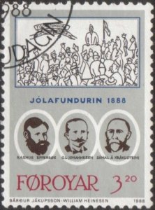 Faroe Islands 1988 SG168 3k.20 Meeting and Drawing FU