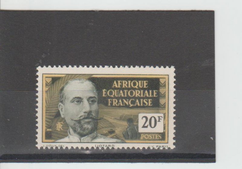 French Equatorial Africa  Scott#  72  MNH  (1937 Gov. Victor Leotard)