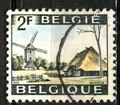 Belgium; 1968: Sc. # 653: Used Single Stamp