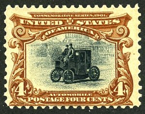 U.S. #296 MINT OG HR THIN