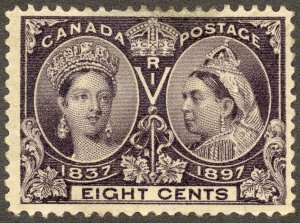 Canada Stamps # 56 MH VF Scott Value $130.00