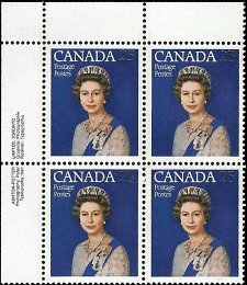 CANADA   #704 MNH UPPER LEFT PLATE BLOCK  (1-2)