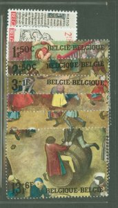 Belgium #B810/821  Single (Complete Set)