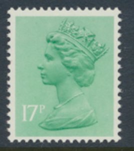 GB  Machin 17p SG X951  SC#  MH96 MNH  All Over Phosphor see scan / details