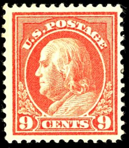 U.S. #415 MINT OG HR