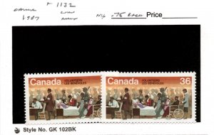 Canada, Postage Stamp, #1132 (2 Ea) Mint NH, 1987 (AD)