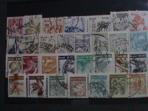 BRAZIL STAMP:VERY OLD 30 DIFFERENT IN 2 SETS. PROFESSIONAL WORKERS & FARM #J