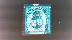 1929 Scott# 599A Washington Rotary Press Coil Stamp