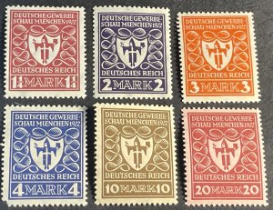 GERMANY # 212-217--MINT NEVER/HINGED--COMPLETE SET--1922