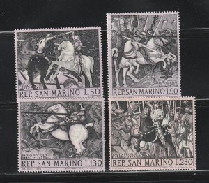 San Marino 688-691 Set MH Art (A)