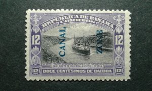  Canal Zone #49 mint hinged thin e207 10365