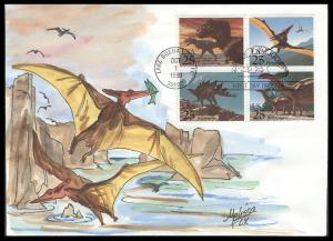 #2422-25 Prehistoric Animals Fox FDC
