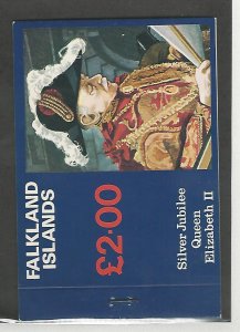 Falkland Islands, Postage Stamp, #254a-256a Booklet Mint NH, 1977 Queen