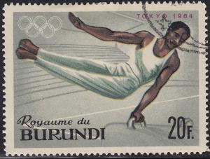 Burundi 110 USED 1964 XVIII Summer Olympic Games, Tokyo