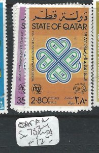 QATAR    (P1806BB) SG 753-4       MNH