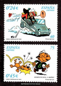 Spain Scott 3126-3127 Mint never hinged.