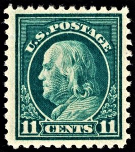 US 511 MNH VF 11 Cent Light Green