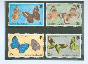 Solomon Islands (British Solomon Islands) #431-4   (Butterflies)