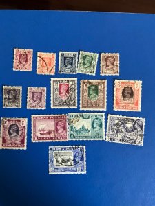 Stamps Burma 51-65 used