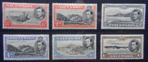 Ascension Island 1938 - 1953 values to 1s MM