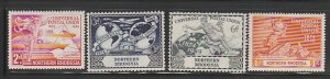 MALAYA-PERAK #101-4 MINT HINGED COMPLETE