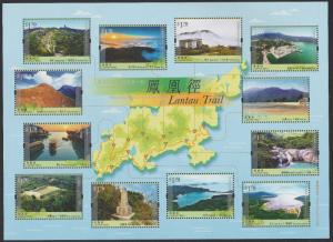 Hong Kong Hiking Trails Series No. 1 Lantau Trail souvenir sheet MNH 2016